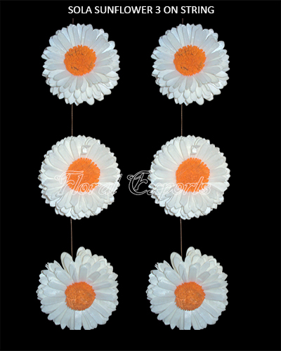 Sola Sunflowers 3 on Strings Sola Eco Flowers