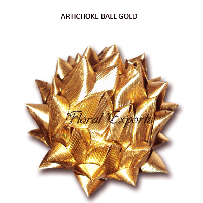 Artichoke Ball Gold Loose - Christmas Decorations Wholesale