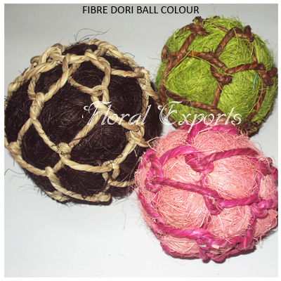 Fibre Dori Balls Colour - Handmade Decorative Balls Wholesale