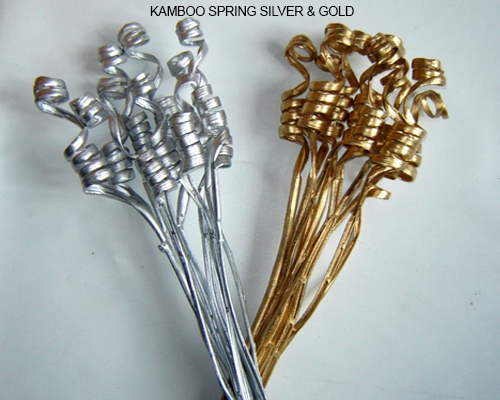 Kamboo Spring Twist Gold / Silver - Christmas Decorations