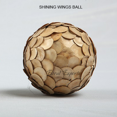 Shining Wings Ball Decorative Vase Filler Balls Floral