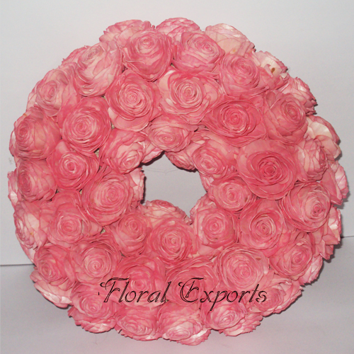 Sola Beauti Rose Wreath Colour - Flowers Wreath Wholesale