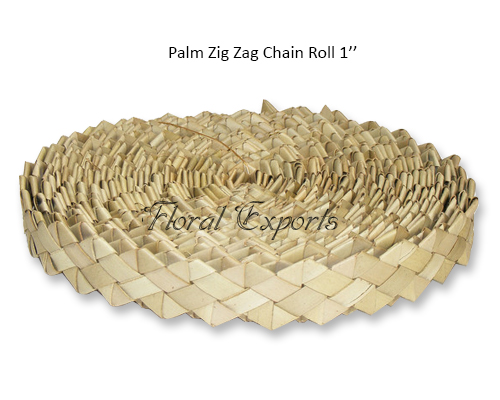 Palm Zig Zag Chain Roll 1’’ - Bird Toy Bulk Manufacturer