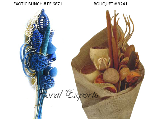 Dried Exotics Bouquets - Wholesale Exotics Bouquets