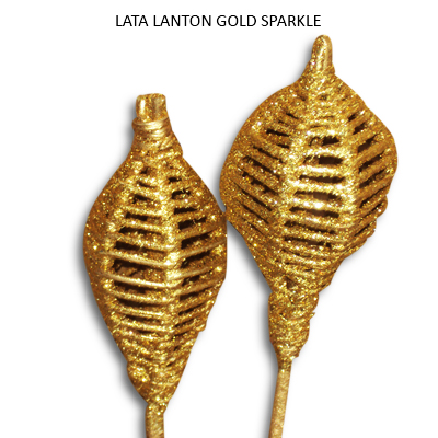 Lata Lantran Gold Sparkle on Stick