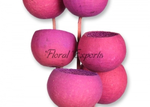 Bell Cup Mauve on Stick 6 pcs Bunch