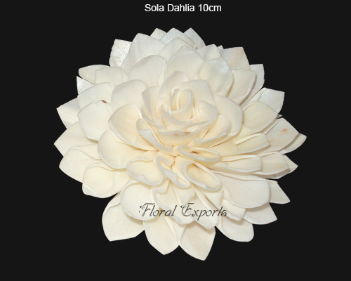 Sola Dahlia 10cm Natural - Bulk Sola Flowers Suppliers