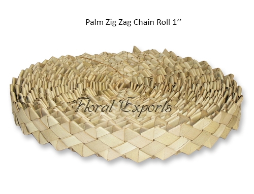 Palm Zig Zag Chain Roll 1’’ – Bird Toy Bulk Manufacturer